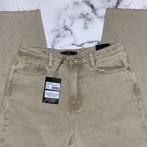 Missguided Raw Hem Mom Jeans